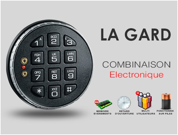 Combinaison électronique LA GARD